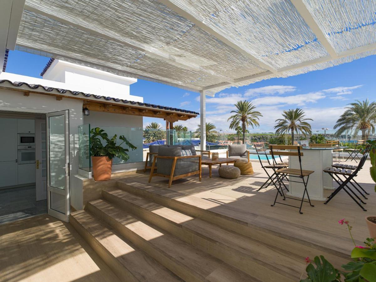 Pasitoblanco Porto Mare 45 Seaview Villa Private Heated Pool Pasito Blanco Εξωτερικό φωτογραφία